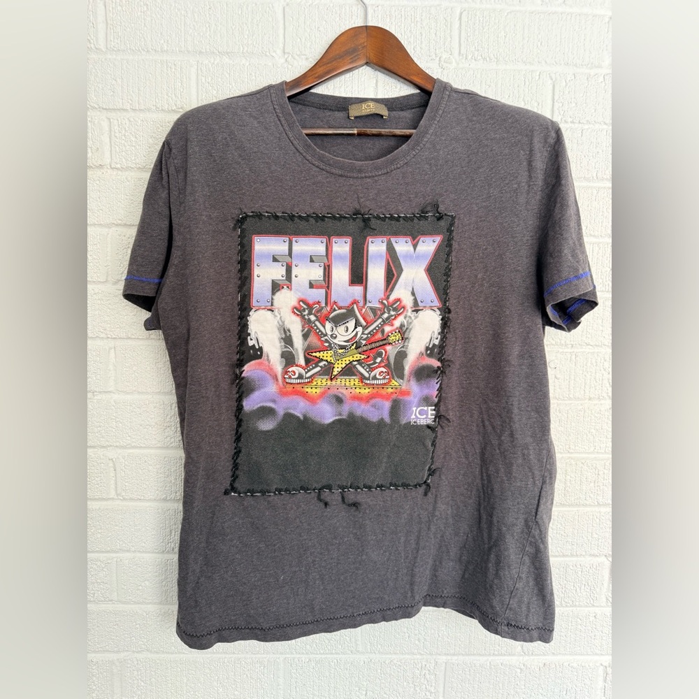Iceberg Gray Felix Graphic Tee